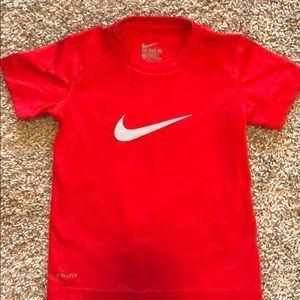 TWO Nike Dri-Fit athletic shirts for toddler boy